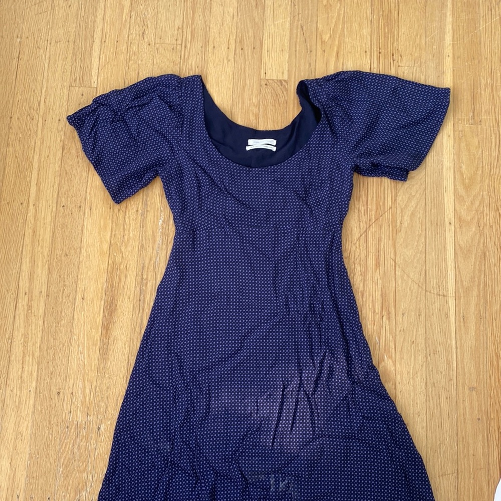 Purple short sleeve urban outfitters dress